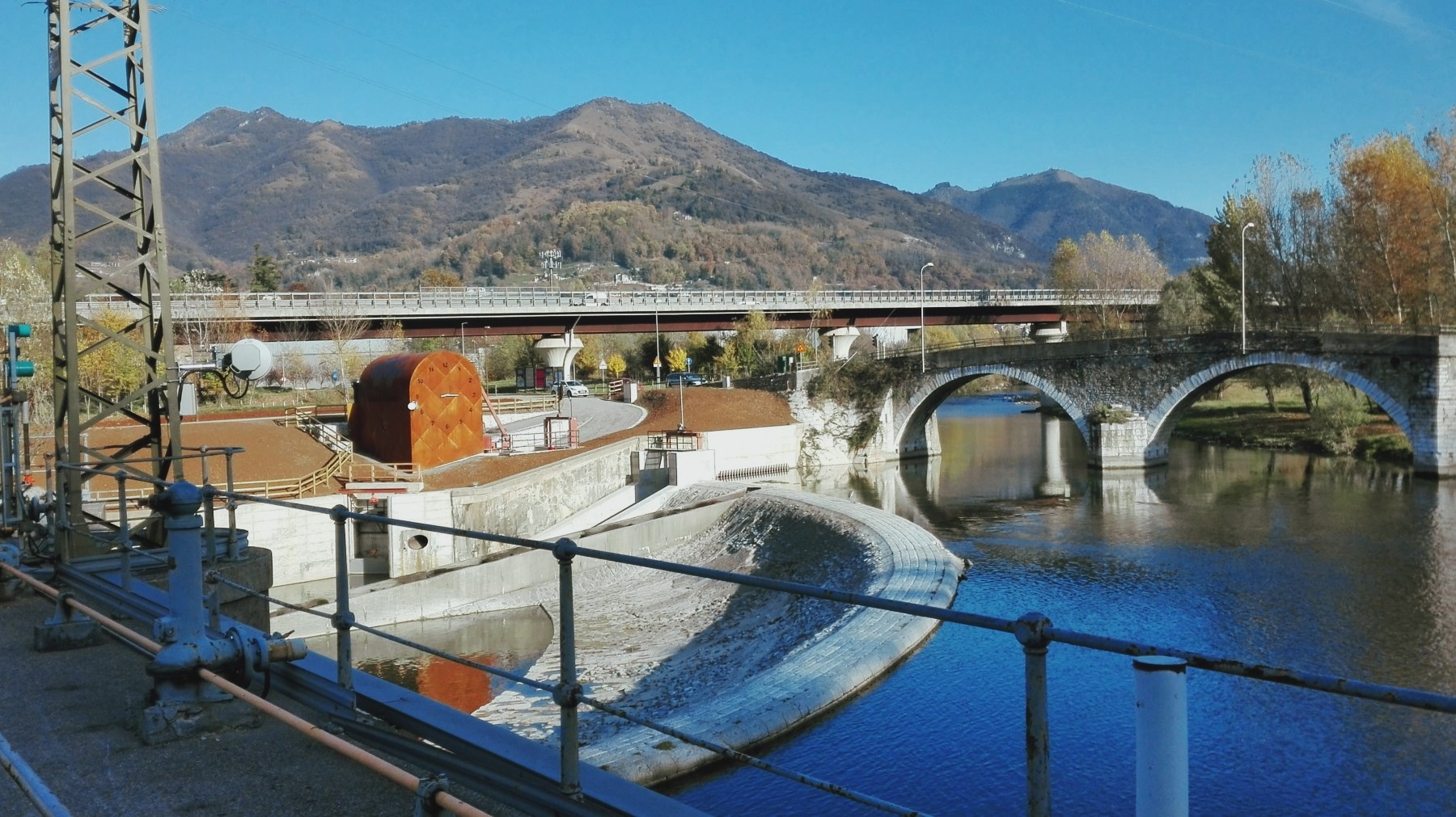 Water dam Ponte Nembro, Italy